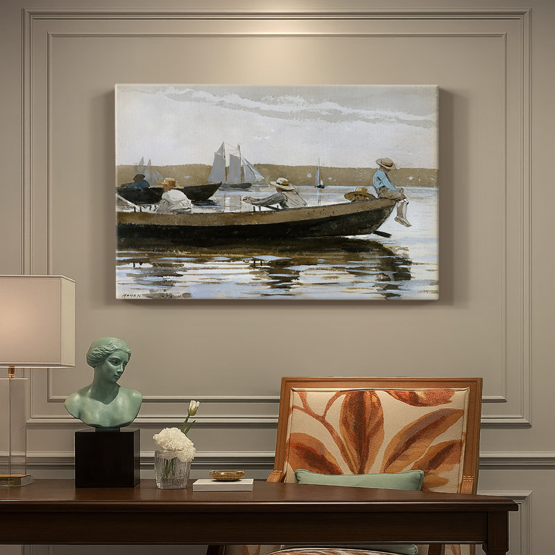 Garçons dans une toile tendue Dory-Winslow Homer-Gallery-1873, 18 x 27