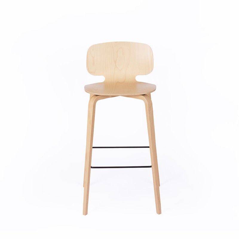 Myla Counter Stool, Oak/Black