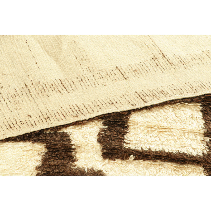 One-of-a-Kind 4'2”x5' Hand Knotted Area Rug