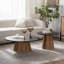 Table basse ronde en bois-865865668