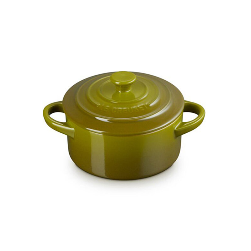 Le Creuset Mini Round Cocotte, 8oz., Olive