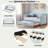 Upholstered Daybed With Trundle And Wood Slat-154159957