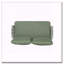 Causeuse et table en acier-1031596190