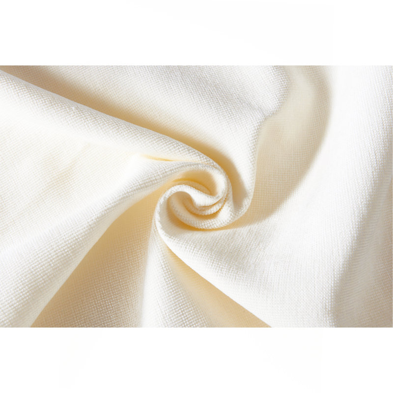 Canapé modulaire en chenille, Chenille blanc crème
