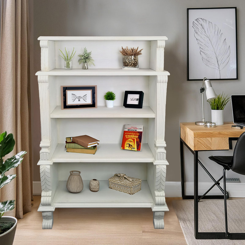 Bibliothèque standard Johnson H 54 "x l 36" Johnson, Blanc