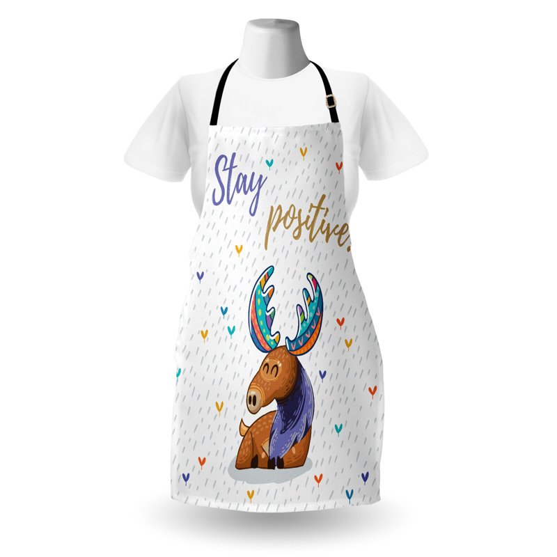 No Pattern Bib Apron