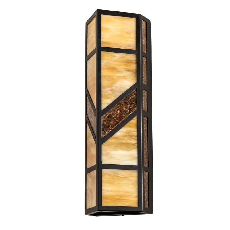 Santa Fe Steel Flush Mounted Sconce