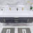 Glasgow 72'' Double Bathroom Vanity with Acrylic Top-85088825