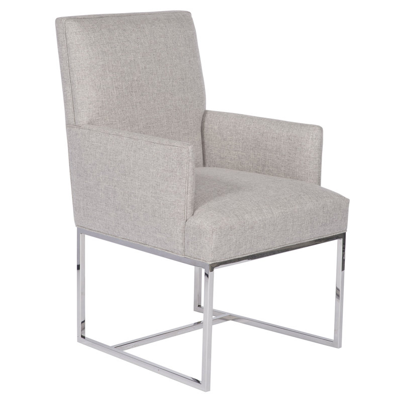 Colton Arm Chair, Polyester Blend Kennelly Snow