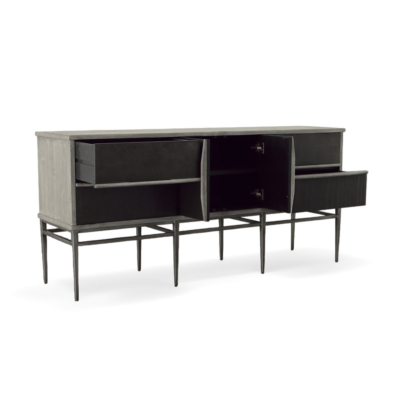Buffet en bois massif 74 po Constantia