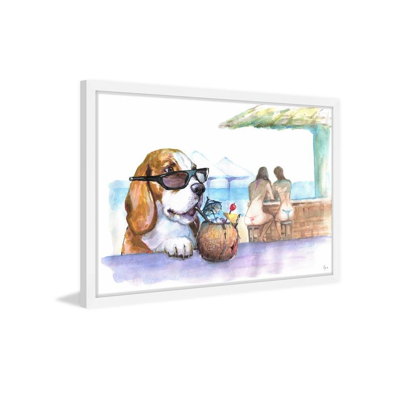 Eyre Tarney - Single Picture Frame Painting, 41cm H x 61cm W x 3.8cm D