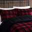 Édredon double / grand avec tissu texturé et housse de coussin assorti moderne
