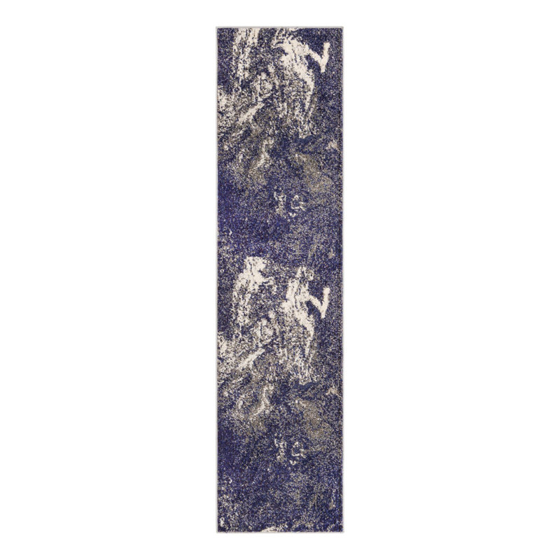 Ansela Washable Abstract Indoor Rug, Runner 2' x 6'