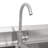 39.37 " L Freestanding Double Bowl Stainless Steel Kitchen Sink