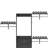 Nakada 19'' - 59" W Closet System with Drawers and Hanging Rods(cut To Fit)-1711639905