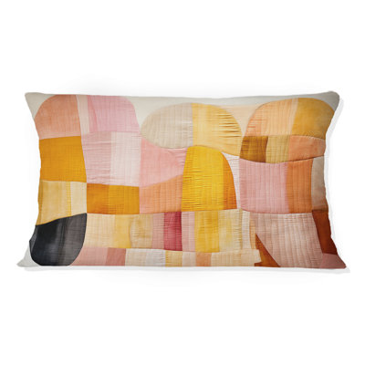 Coussin Paradise City Vintage Boho Chic Minimalisme II - imprimé géométrique abstrait