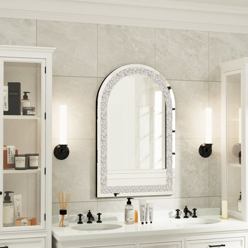 Glass Arch Wall Mirror