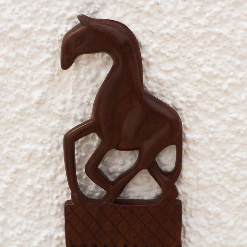 Décoration murale cheval peigne