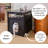 ECOFLEX XL Cat Litter Box Enclosure End Table in Black-1944119944