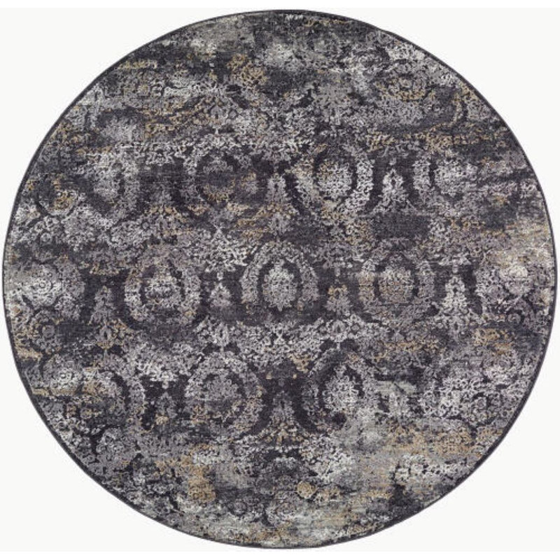 Kirima Machine Woven Area Rug, Round 5'3"