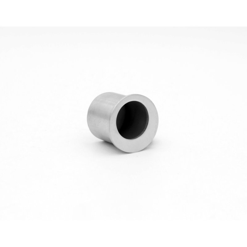 Pocket Door Hardware- Privacy with Finger Edge Pull, Satin Stainless Steel