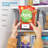 Stackable Wire Pantry Basket with Label Plate - Kitchen Storage Bins with Handles for Fruits and Vegetables