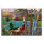 «Lakeside View From The Chairs» par Bigelow, illustrations en acrylique sur verre-2010855002