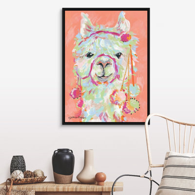 " Llama Love " Watercolor Print