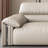 Italian straight row elephant ear sofa.