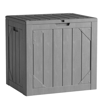 Decksplore 30 Gallons Water Resistant Resin Lockable Deck Box