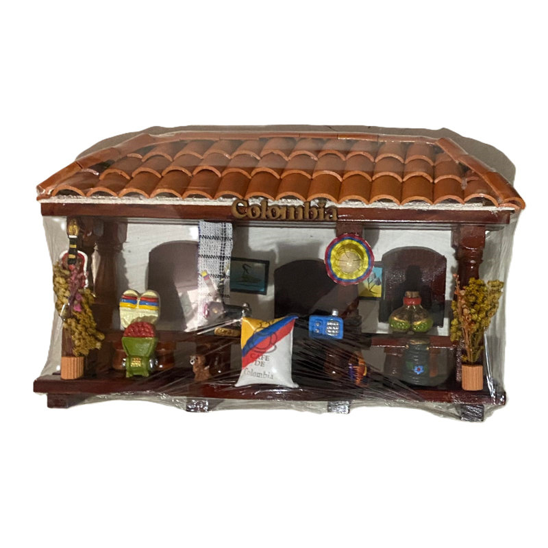 Wall decor colombian house