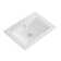 Vitreous China Rectangular Drop in Bathroom Sink with Overflow