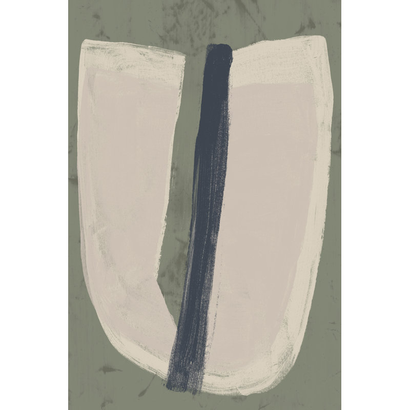 Paper Slice III by June Erica Vess - Painting, 46 cm H x 30 cm W, Black Floater Framed