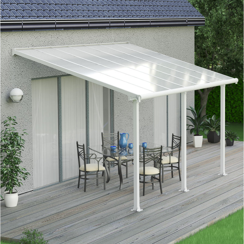 Olympia 4.3m W x 3m Awning, White