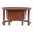 Vintage Round Nesting Coffee Table With Fluted Design And Convenient Drawer, Perfect For Elegant And Functional Living Spaces.