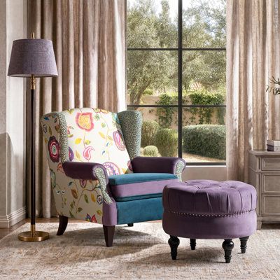 Camborne Upholstered Wingback Chair