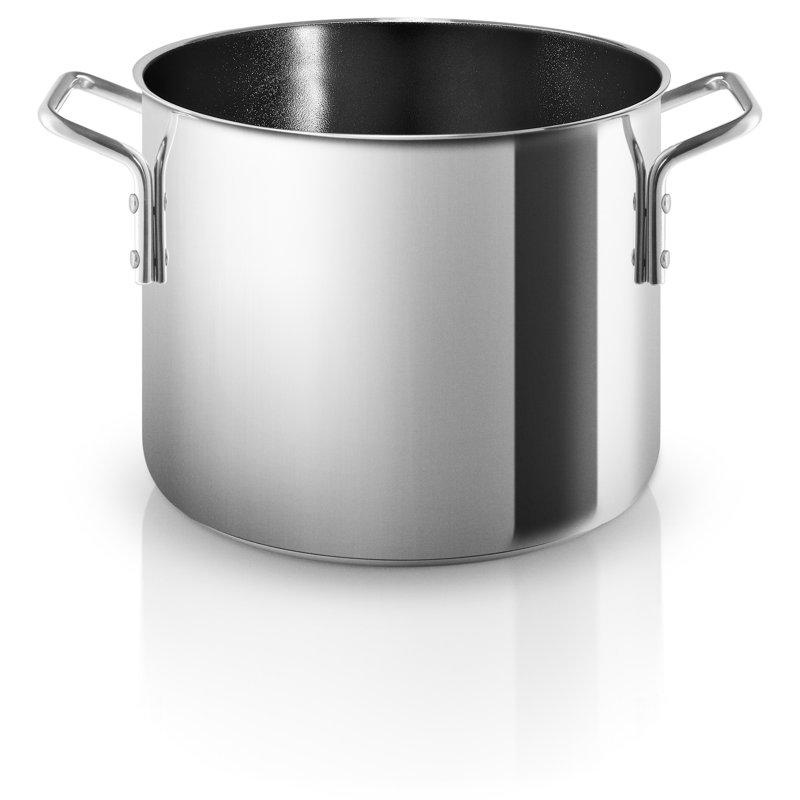 20cm Non-Stick Stainless Steel Stock Pot with Stay-Cool Handles