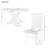 Boothville 5 - Pieces Extendable Dining Set, Upholstered Dining Chairs-1429007509