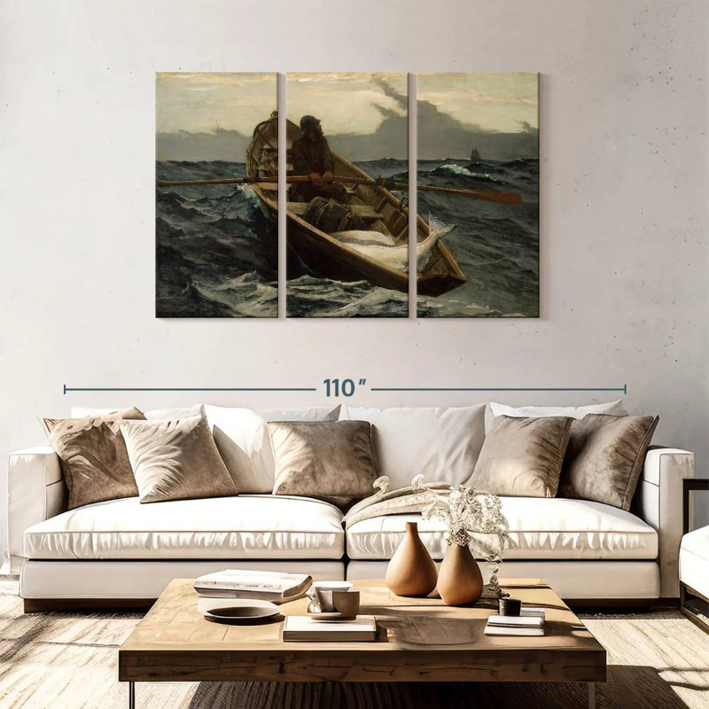 Mehar The Fog Warning, 48" H x 74" W