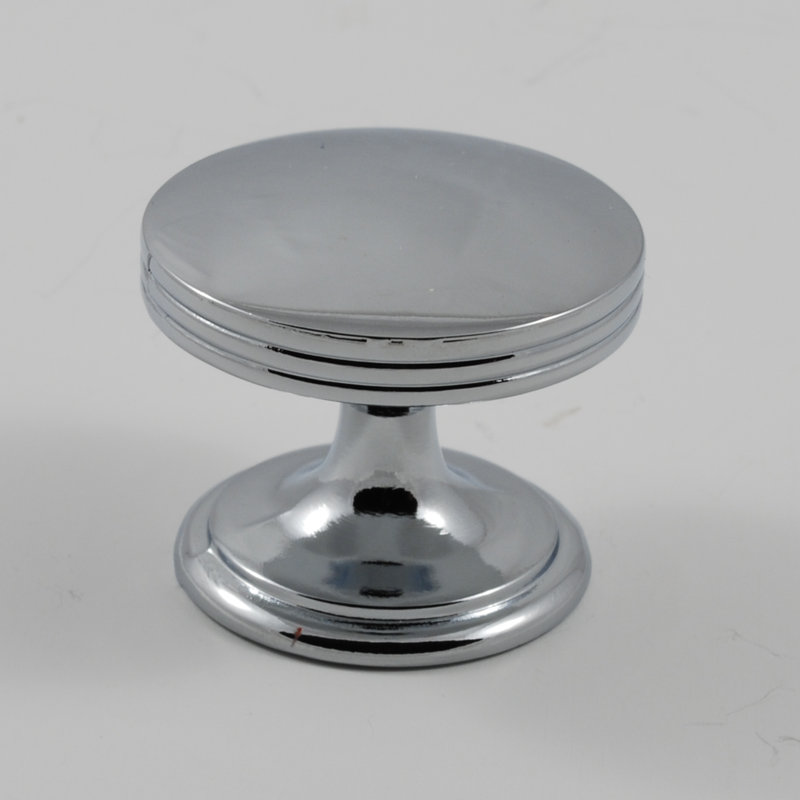 Poignée champignon 1 3/8 po de diamètre, Chrome poli