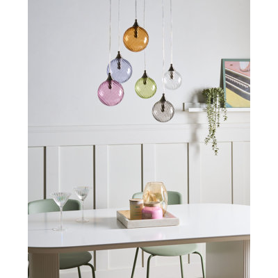 6 - Light Natural Cluster Pendant