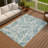 Machine Washable Indoor/Outdoor Chantille ACN2866 Botanical Rug-424428933-424428936