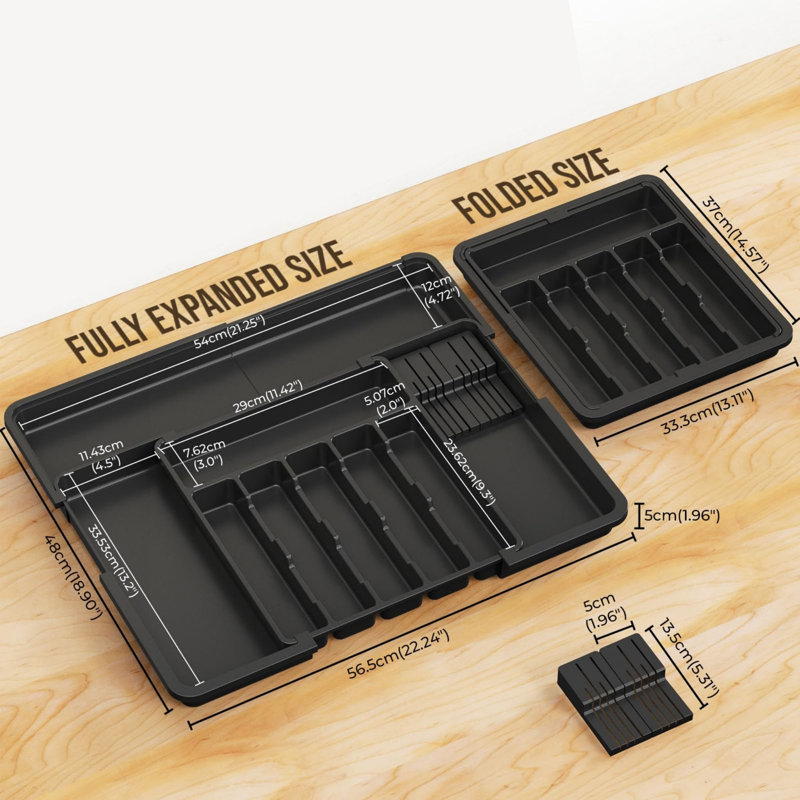 Plastic Rectangle Utensil Storage Set