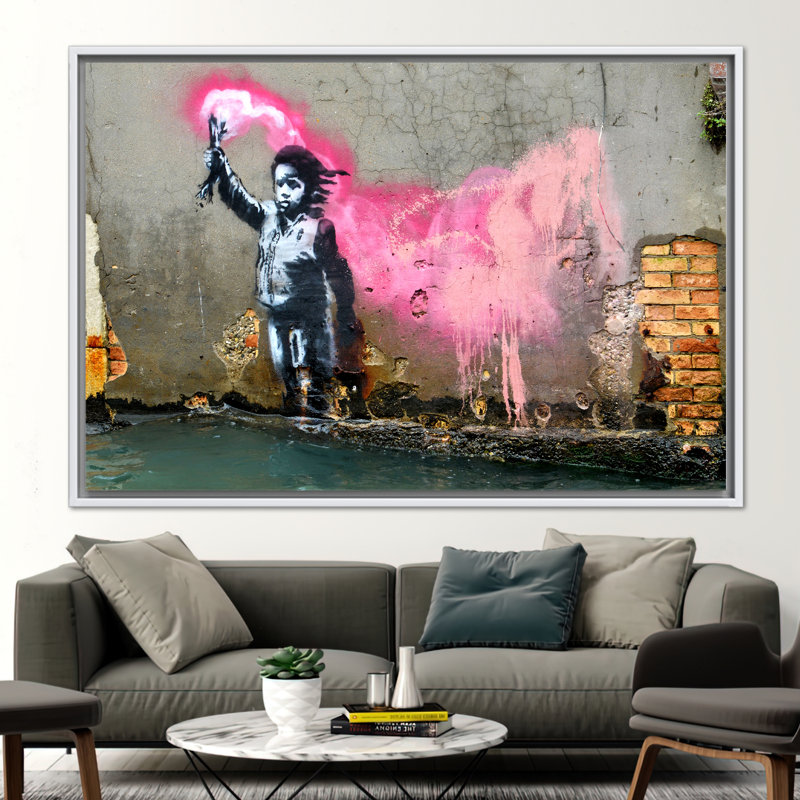 Print on Canvas, 50 cm H x 70 cm W, Framed Print without Mat, White