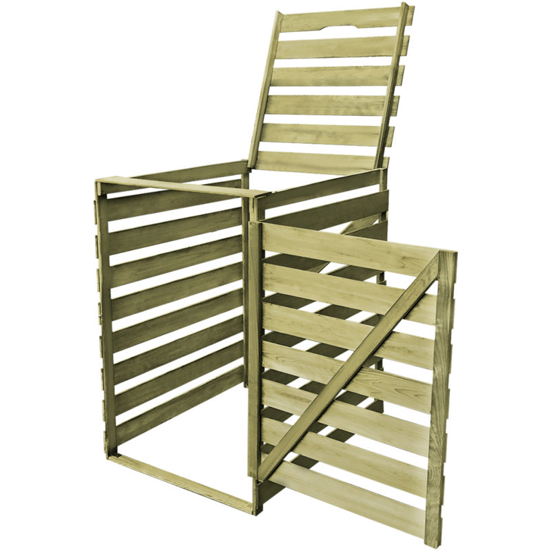 Wooden Single Bin Store