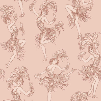 Cha Cha Cha Watermelon Blush Wallpaper