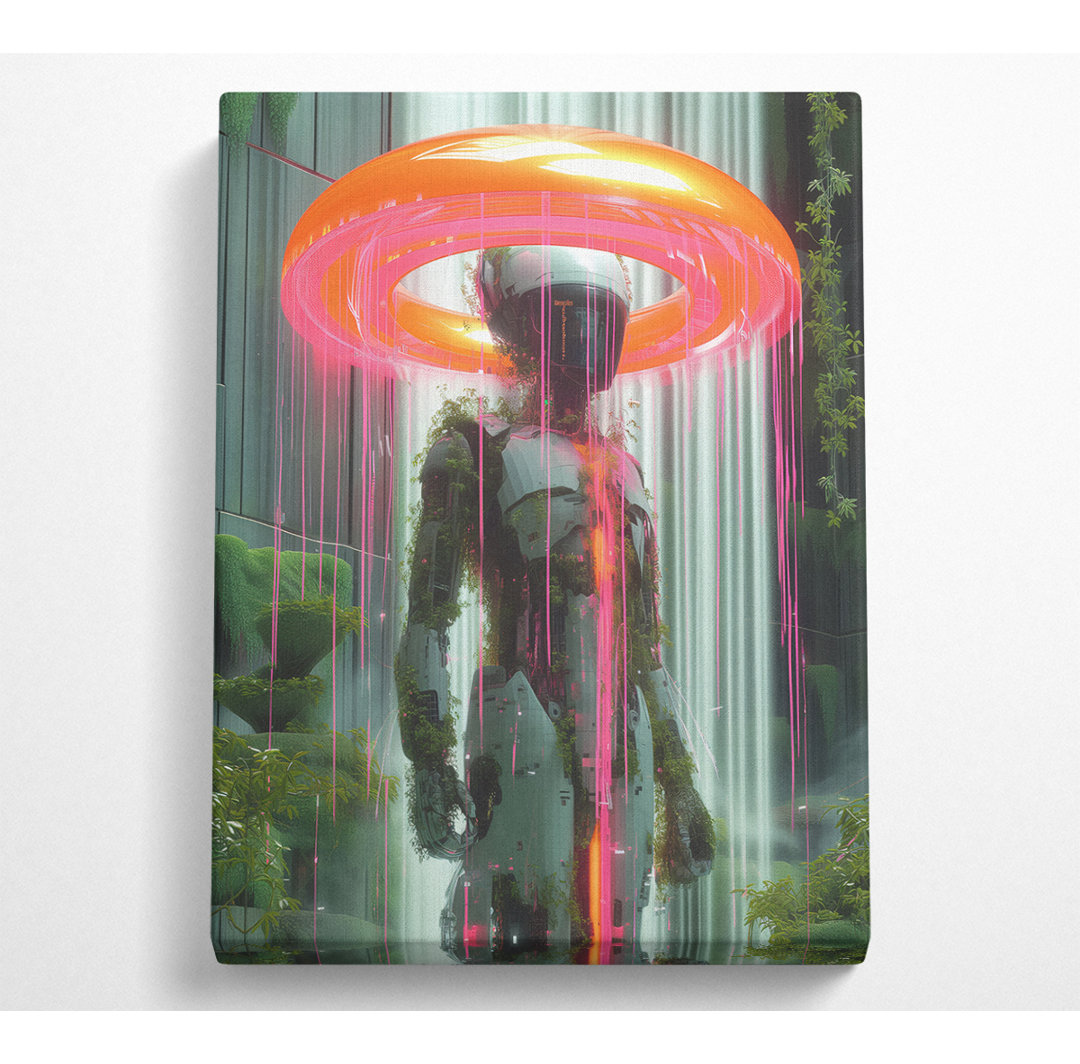 Astronaut Waterfall - Kunstdrucke auf Leinwand