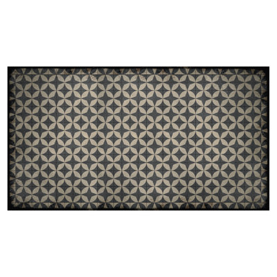 Ethen Vintage Tile Pattern Design Kitchen Mat - 66 x 120 cm