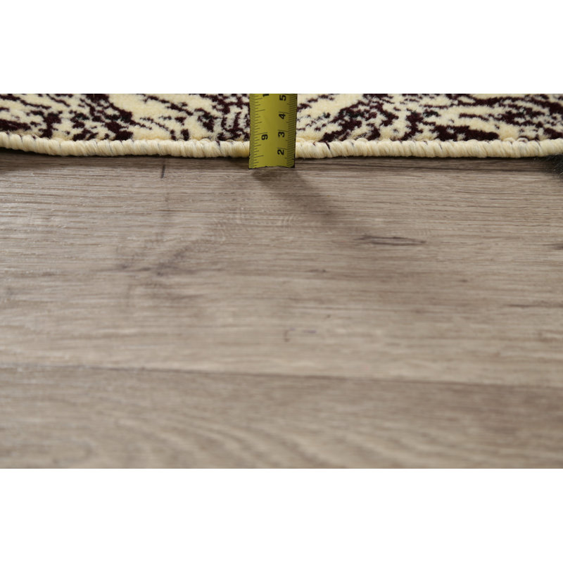 Tapis beige/noir/brun turc Bourque