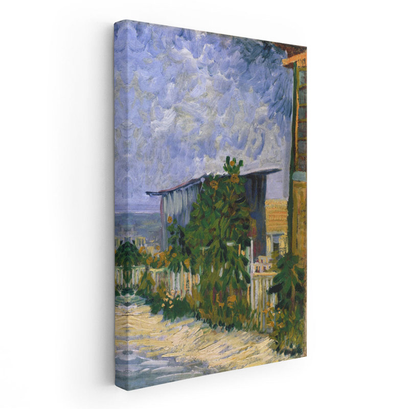 Shelter on Montmartre, 1887 - reproduction d'art sur toile, H 30 po x l 20 po